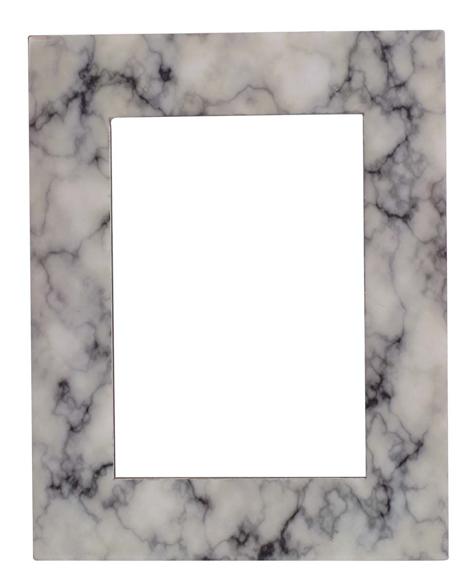 Wholesale Rectangular 5x7 Gray-Black Clouds Photo/Picture Frame in MDF - Bulk Buy Handmade Photo Frame - Home Decor Picture Frame from India